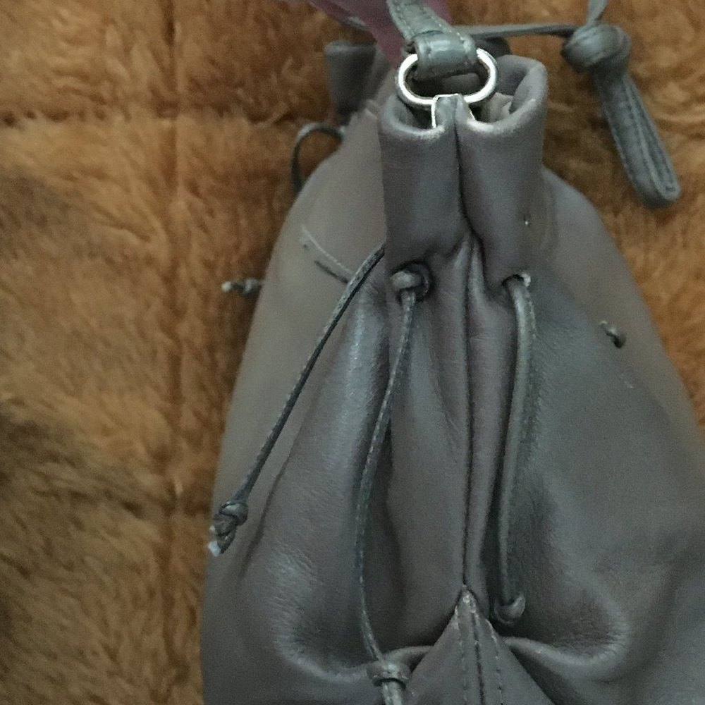 Vintage Etienne Aigner Taupe Shoulder Bag - Picture 3 of 11